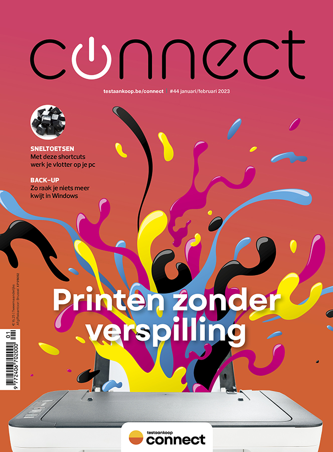 Test Connect 44 cover Printen zonder verspilling